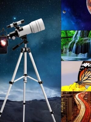 Professional Astronomical Telescope for Stargazing, Moon Watching & Constellation Observation - Ideal for Outdoor Camping & Travel Enthusiasts, Standard Edition (Phone Holder Not Included)