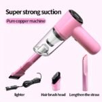 Super Suction Car Vacuum Cleaner - High Power Wet & Dry Cleaning - Portable Mini-Handheld for Effortless Pet Hair Removal - Versatile & Waterproof