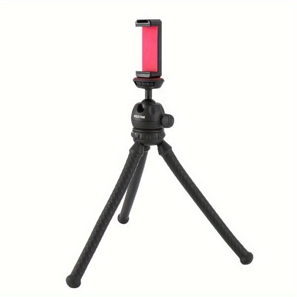 Tripod With Rotade Phone Holder And Remote, Detachable Pan Head Tripod Stand With Portable Bag For Phone And Camera, Compatible With DSLR Cameras, Cell Phones, Spotting Scopes And Binoculars